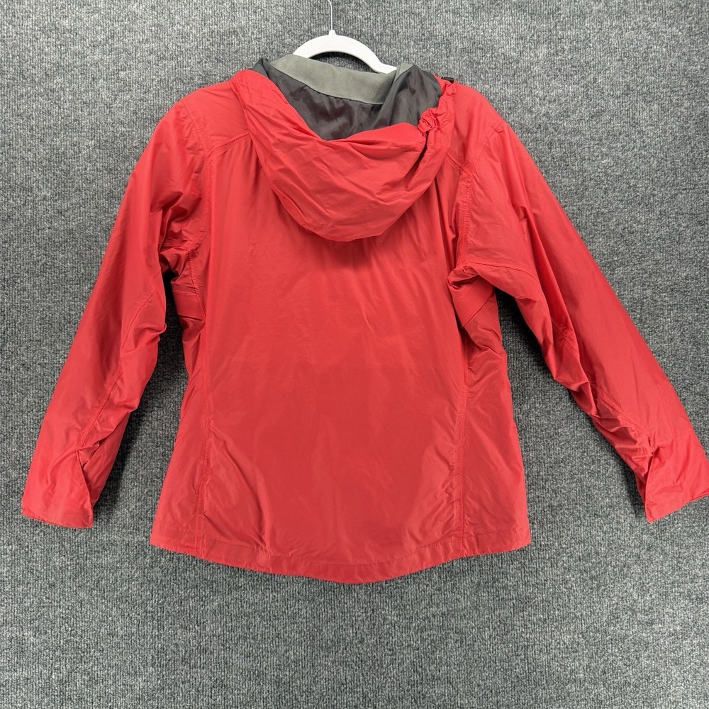 Sierra Designs Jacket Womens S Red Full Zip Long Sleeve Hoodie Windbreaker Rain - Picture 4 of 11